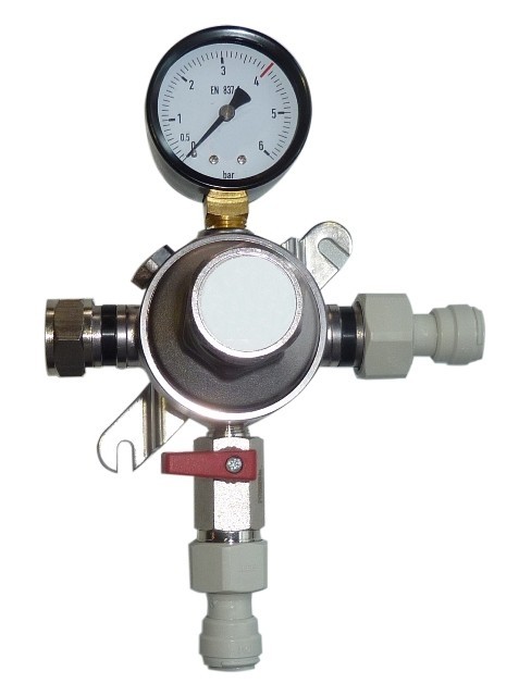 CO2 Zwischen-Druckminderer 1-leitig (3bar)