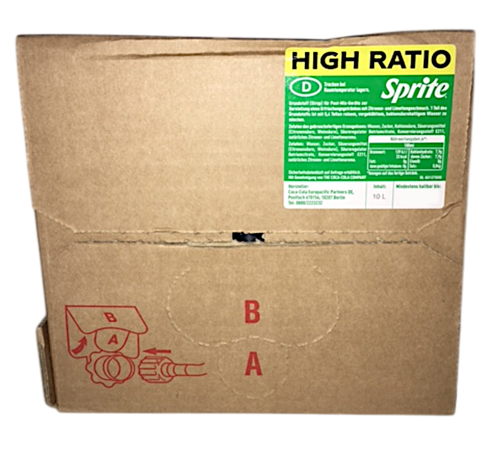 Sprite Postmix 10l high ratio BIB