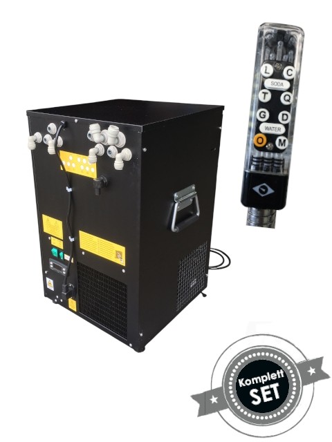 Postmix Vertikalkarbonator V45 mit Bargun 6+2+2