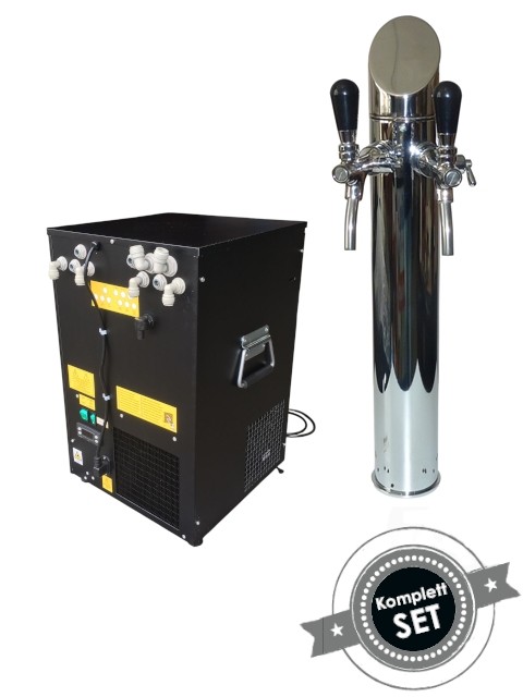 Postmix Vertikalkarbonator V40 Set mit Säule 2-leitig