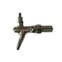 Premix Zapfhahn Flux 316L Edelstahl mit Kompensator