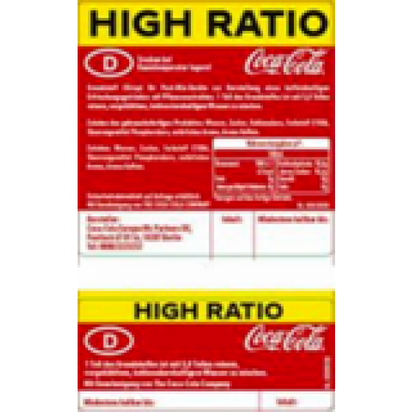 Coca Cola® Postmix 10 l high ratio - PostmixSirup24.com